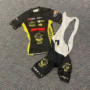 Cycling Set Louis Garneau Cycling Jersey and Bib